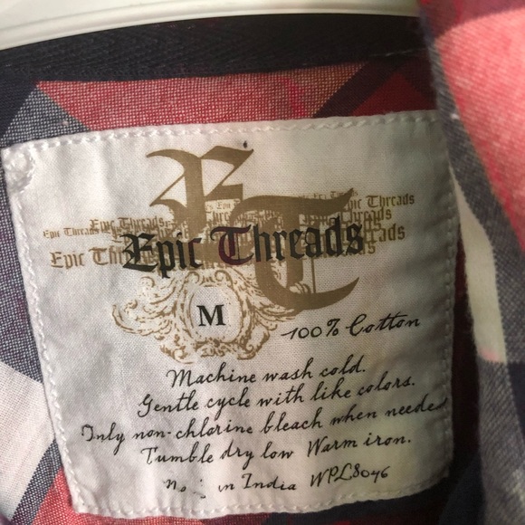 Epic Threads Shirt Multicolor M - Picture 3 of 5